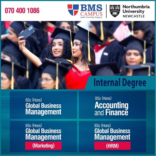 BMS Sri Lanka | AACSB Accredited Global Business Degrees | Northumbria University Partnership
